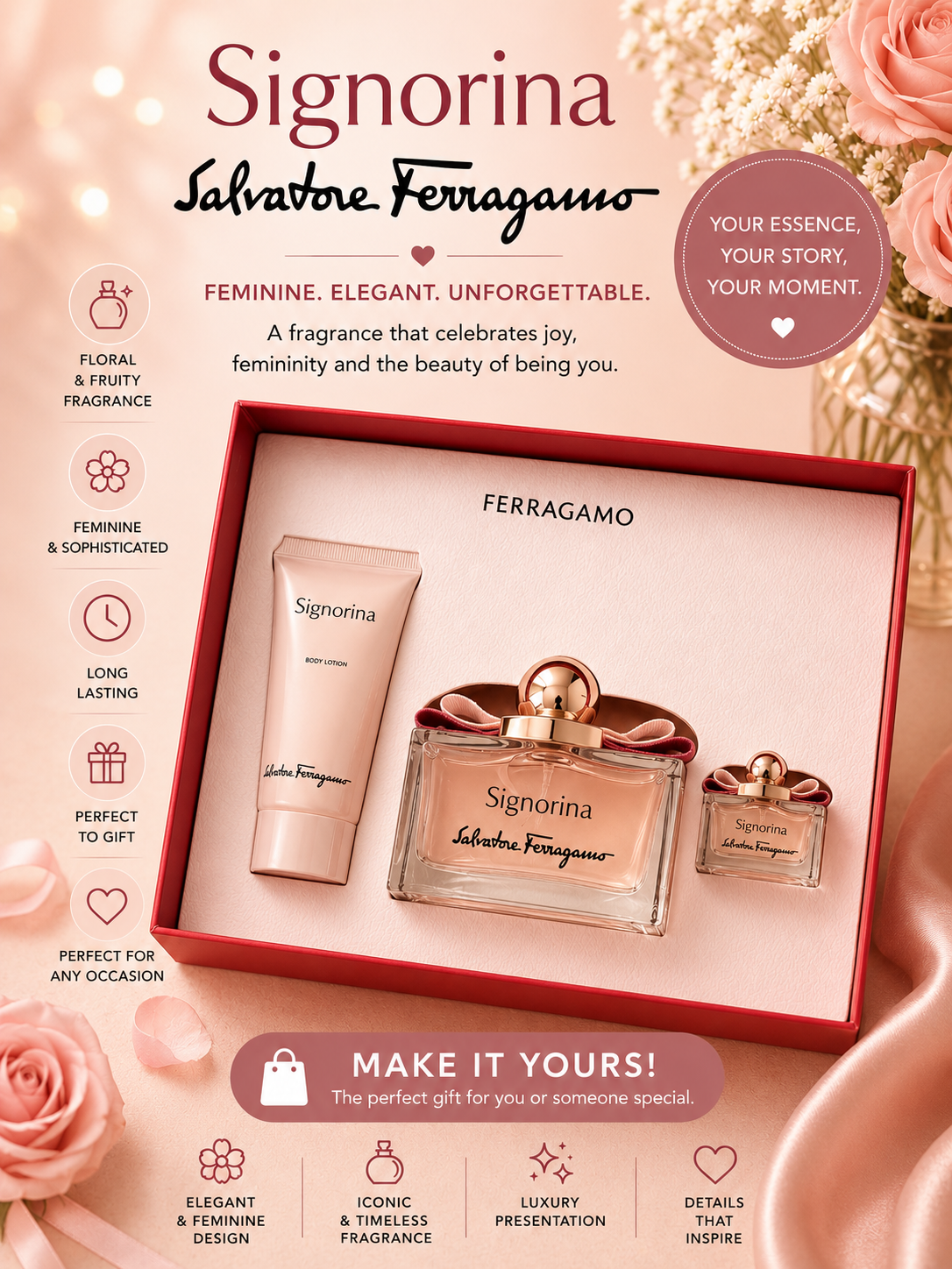Signorina by Salvatore Ferragamo – Premium Gift Set for Women